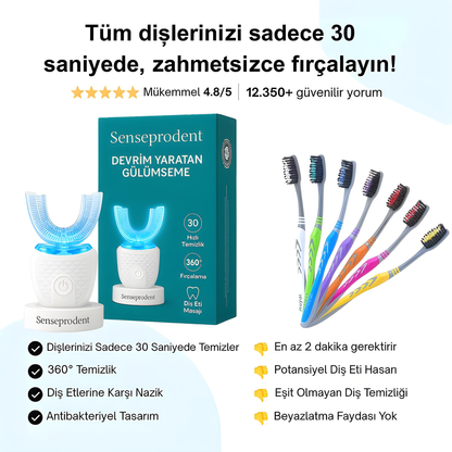 Dentabrush Pro | 360° Otomatik Titreşimli Diş Fırçası