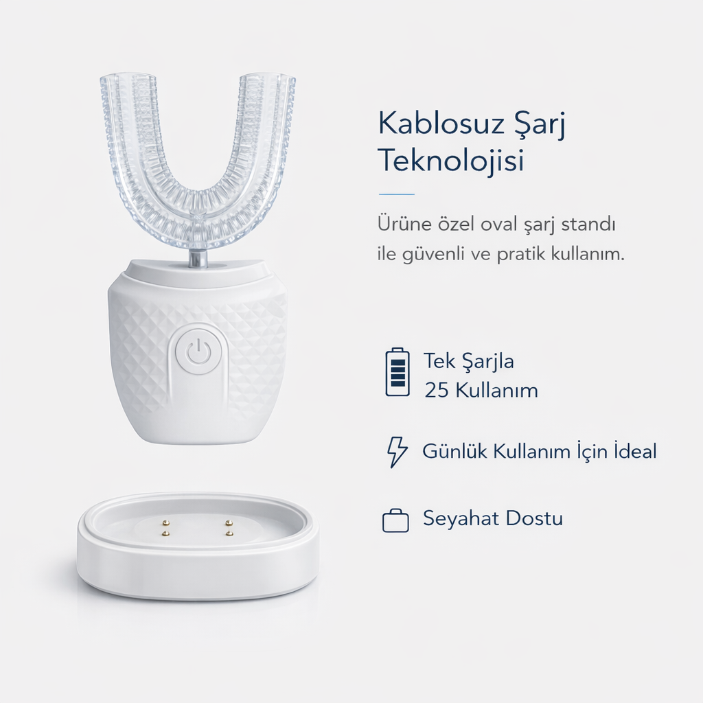 Dentabrush Pro | 360° Otomatik Titreşimli Diş Fırçası