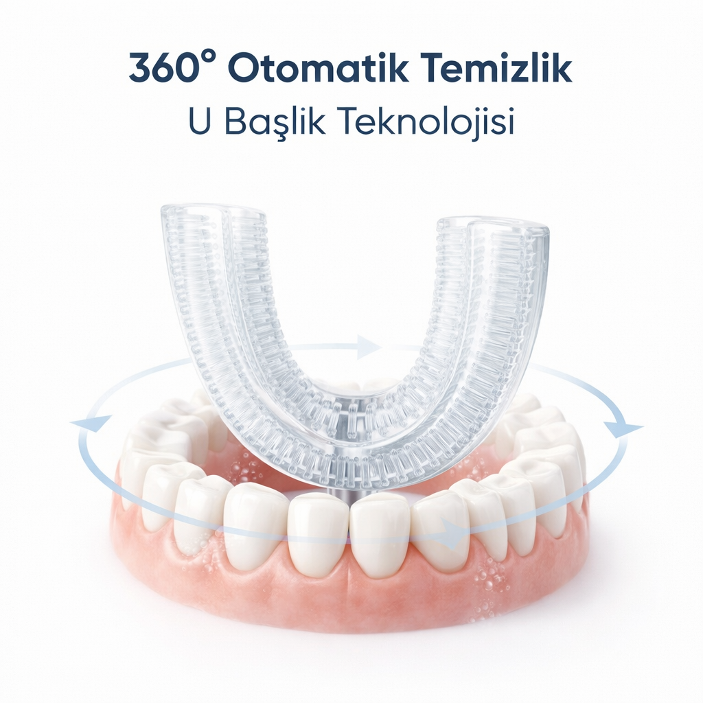 Dentabrush Pro | 360° Otomatik Titreşimli Diş Fırçası