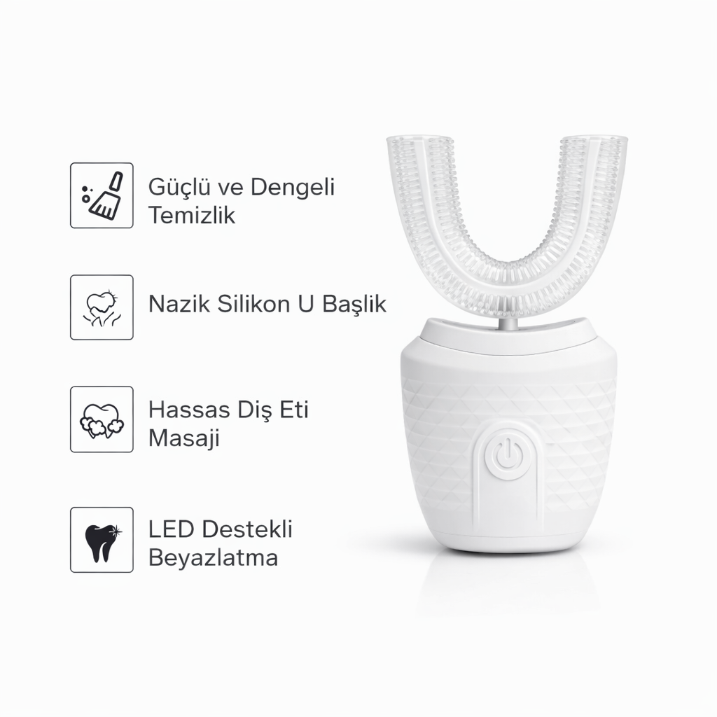 Dentabrush Pro | 360° Otomatik Titreşimli Diş Fırçası