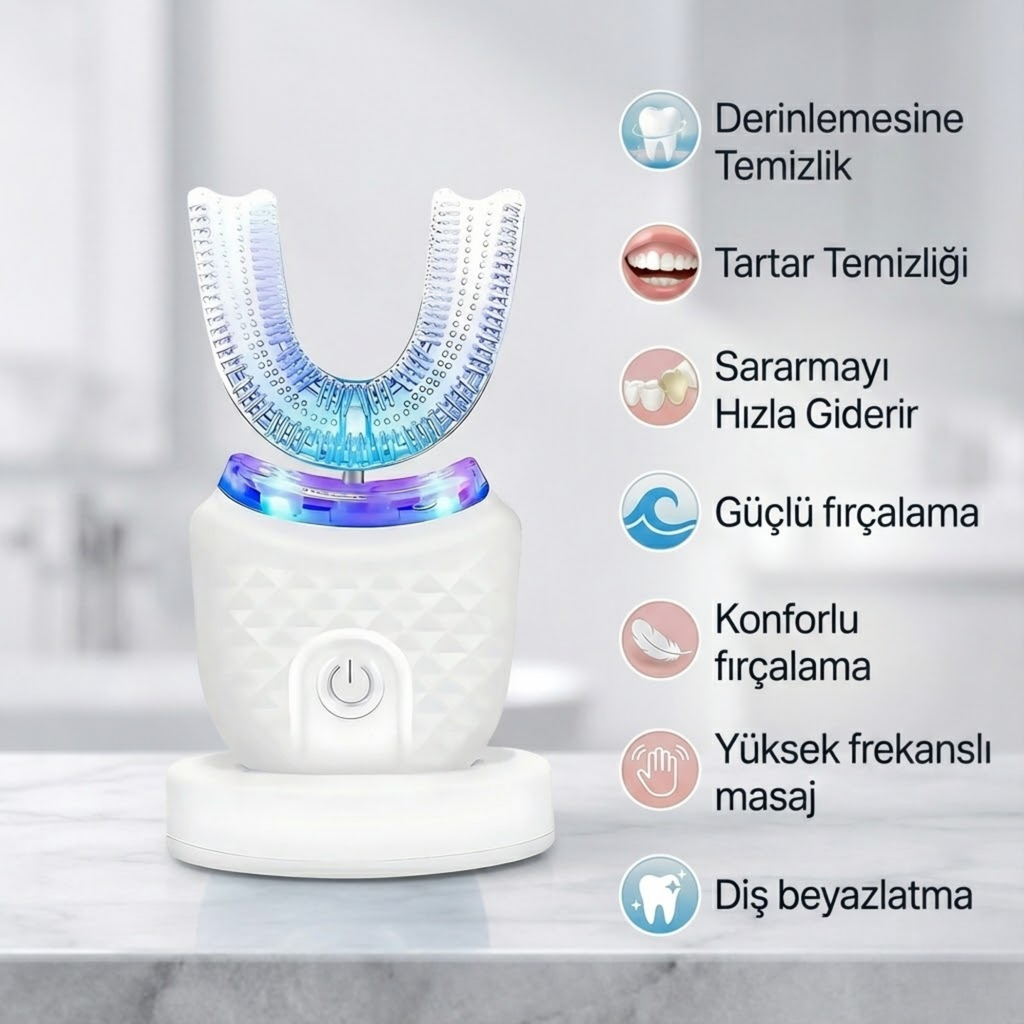 Dentabrush Pro | 360° Otomatik Titreşimli Diş Fırçası